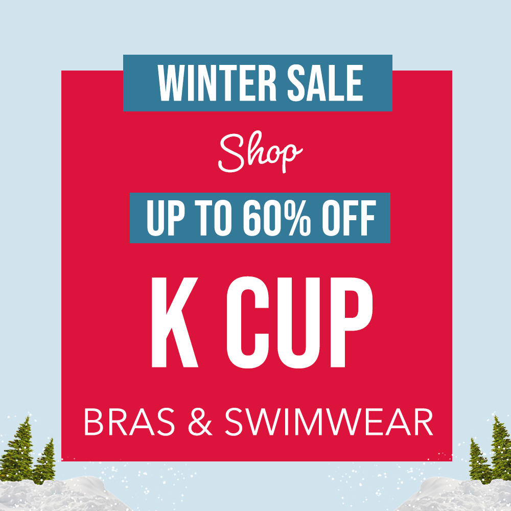 Winter Sale - Up to 60% Off K Cup Bras & Swimwear