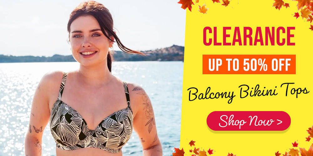 Balcony Bikini Tops Clearance
