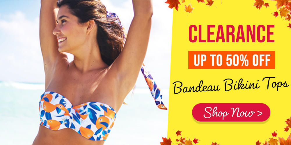 Bandeau Bikini Tops Clearance
