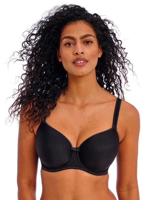 Freya Idol Moulded Balcony Bra - Black