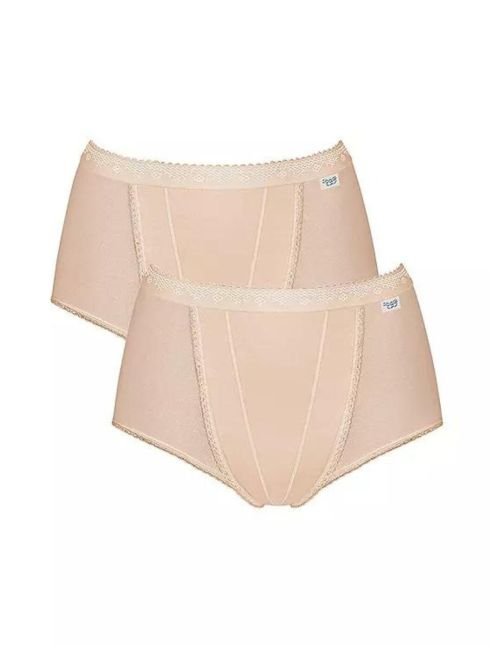 Sloggi Light Control Maxi Brief 2 Pack - Skin