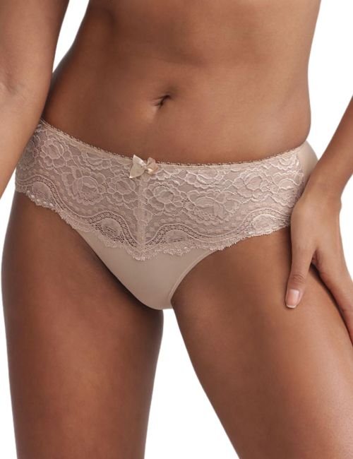 Affinity Playtex Flower Elegance Lace Brief - Beige