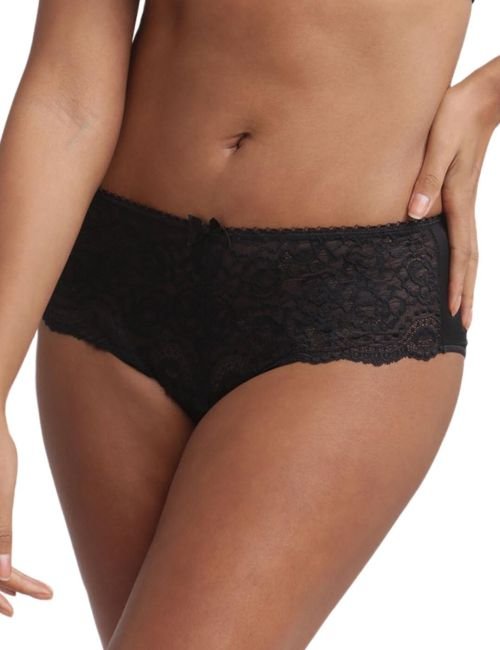Affinity Playtex Flower Elegance Lace Brief - Black