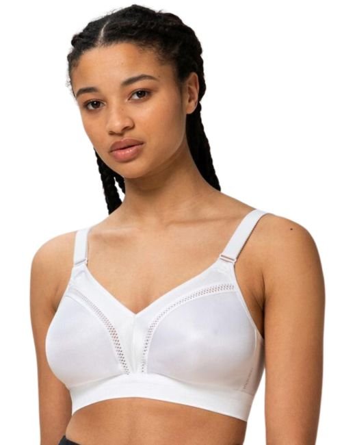 Triumph Triaction Workout Sports Bra - White