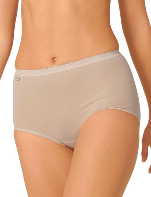 Sloggi Basic+ Maxi Brief 3 Pack - Skin