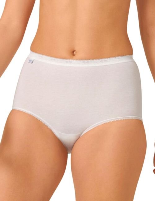 Sloggi Basic+ Maxi Brief 3 Pack - White