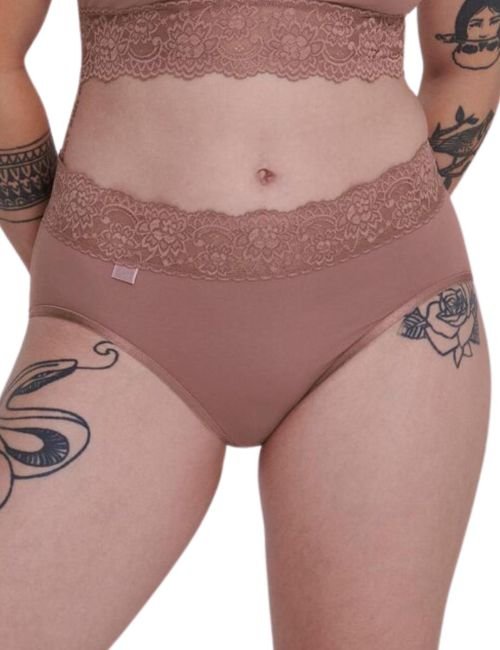 Sloggi Romance Midi Brief - Cacao