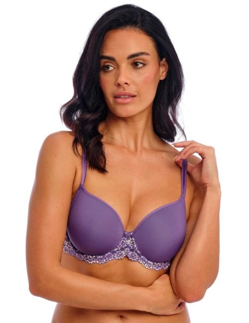 Wacoal Embrace Lace Contour Bra - Grape Compote Multi