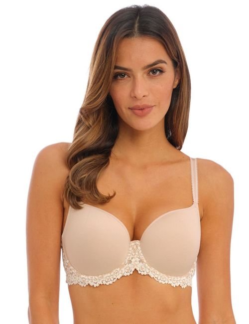 Wacoal Embrace Lace Contour Bra - Naturally Nude/Ivory