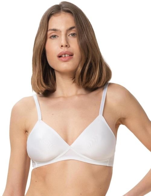 Triumph Soft Sensation Non Wired Padded Bra - White