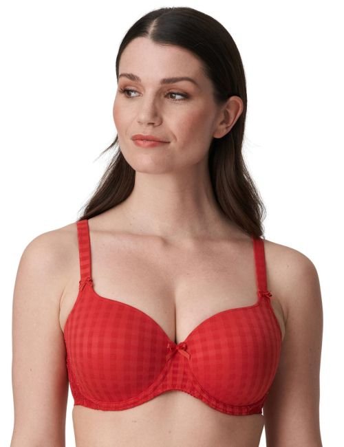 Prima Donna Madison Padded Heartshape Bra - Scarlet