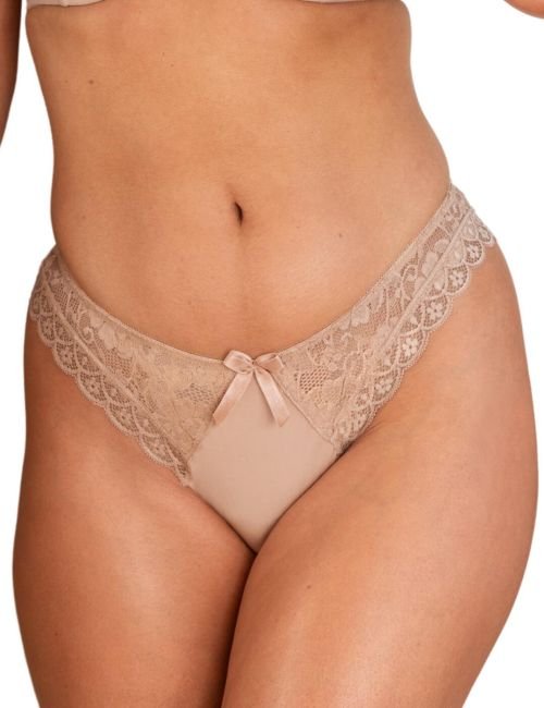 Pour Moi Rebel Brazilian Brief - Almond