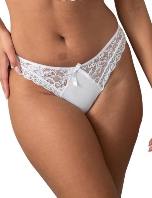 Pour Moi Rebel Brazilian Brief - White