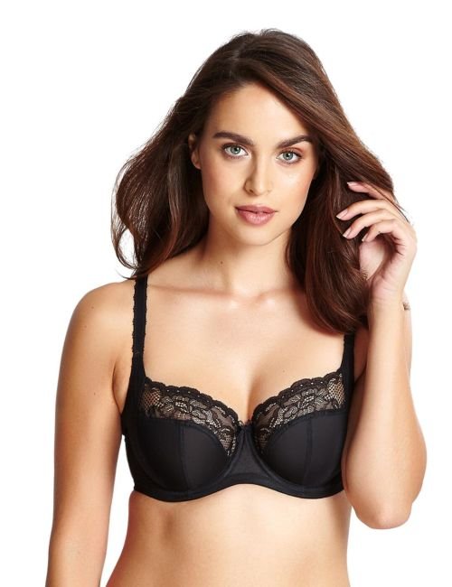 Panache Jasmine Balcony Bra - Black