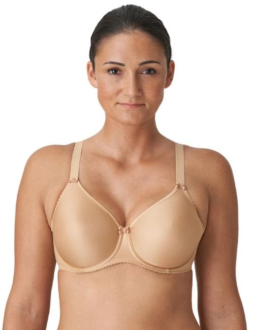 Prima Donna Satin Non Padded Full Cup Bra - Cognac