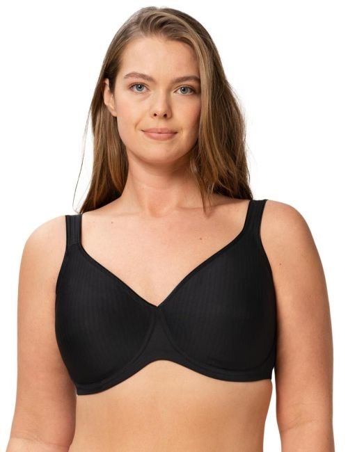 Triumph Modern Soft + Cotton Wired Bra - Black