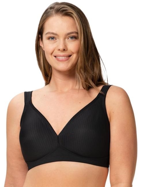 Triumph Modern Soft+ Cotton Non Wired Bra - Black