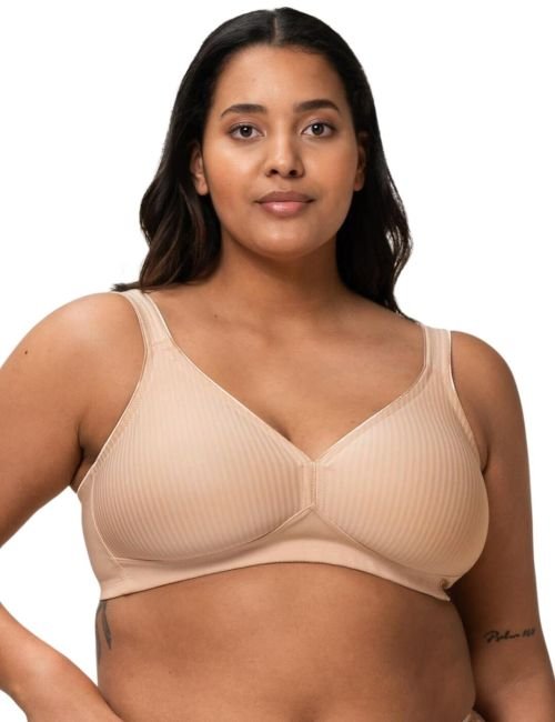 Triumph Modern Soft+ Cotton Non Wired Bra - Neutral Beige