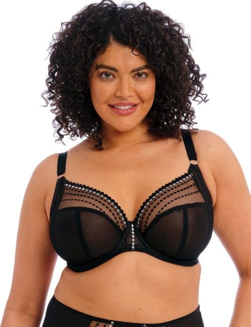 Elomi Matilda Underwired Plunge Bra - Black