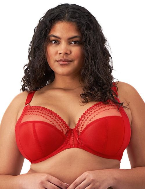 Elomi Matilda Underwired Plunge Bra - Haute Red