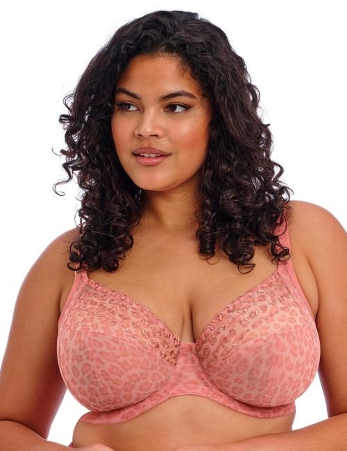 Elomi Matilda Underwired Plunge Bra - Rose Leo