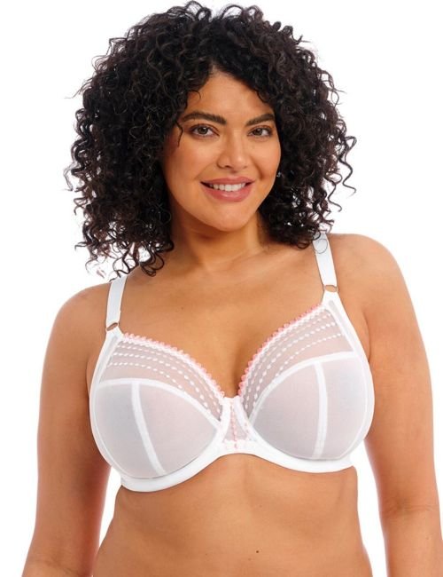 Elomi Matilda Underwired Plunge Bra - White