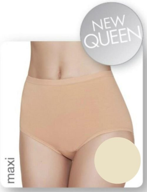 Janira Essential Maxi Queen Brief 2 Pack - Nacre