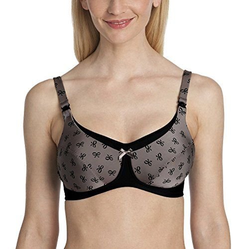 Anita Maternity Miss Ribbon Nursing Bra - Platinum Black