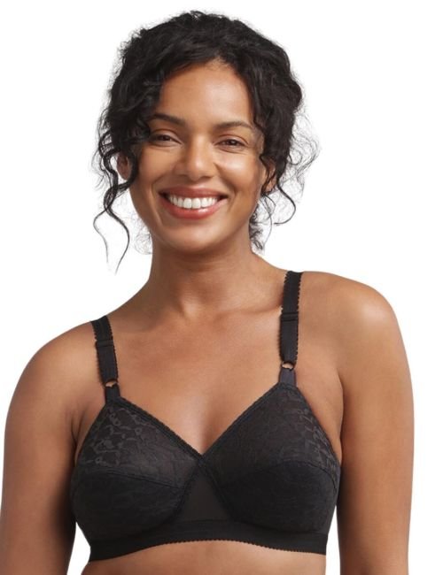 Playtex Cross Your Heart Non Wired Bra - Black