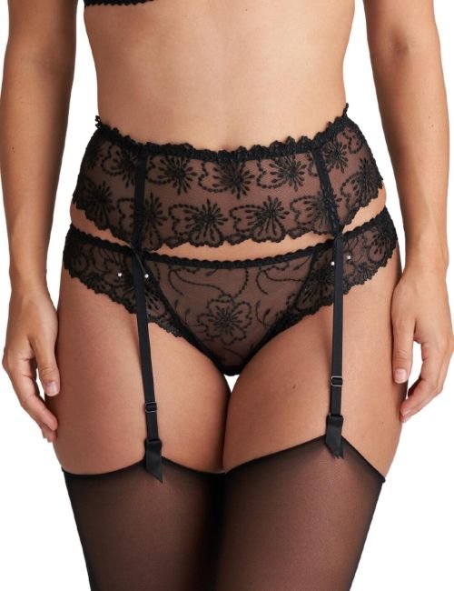 Marie Jo Jane Garter Belt - Black