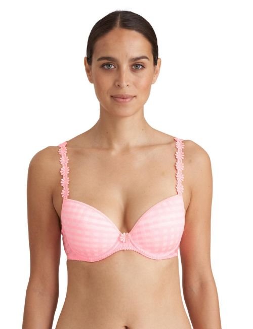 Marie Jo Avero Padded Plunge Bra - Pink Parfait