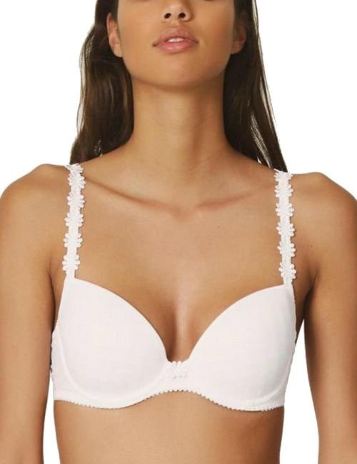Marie Jo Avero Padded Plunge Bra - White