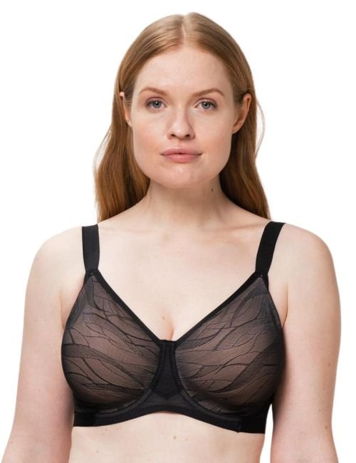 Triumph Airy Sensation Minimiser Bra - Black