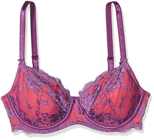 Pour Moi Amour Non Padded Balcony Bra - Purple/Orange