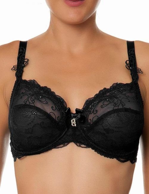 Lise Charmel Soir De Venise Full Cup Bra - Noir Diamant