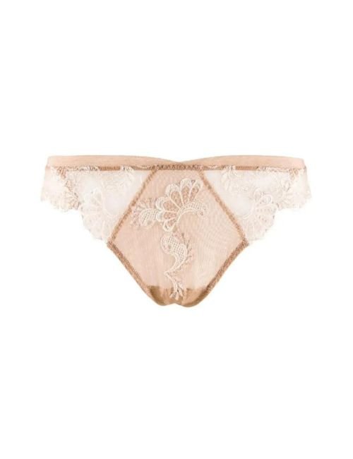 Lise Charmel Dressing Floral Thong - Ambre Nacre