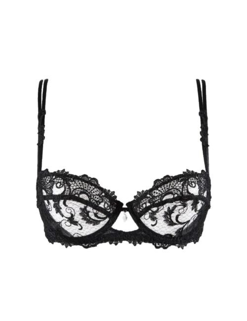 Lise Charmel Dressing Floral Half Cup Bra - Noir