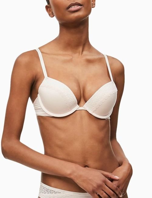 Calvin Klein CK Flirty Push Up Bra - Nymphs Thigh
