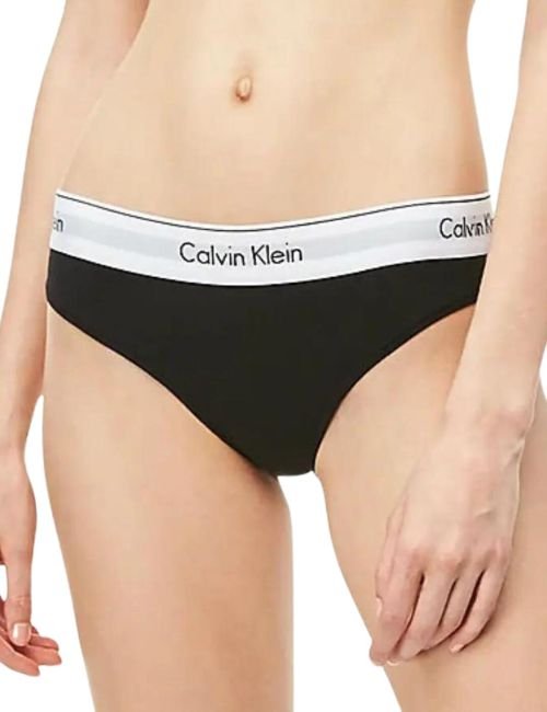 Calvin Klein Modern Cotton Bikini Style Brief - Black