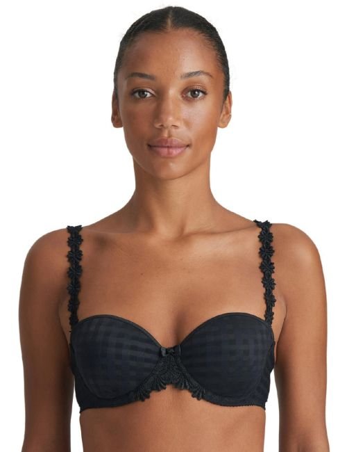 Marie Jo Avero Padded Strapless Bra - Black