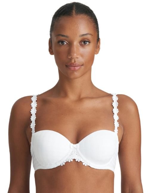Marie Jo Avero Padded Strapless Bra - White