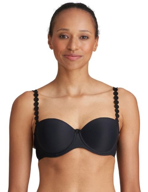 Marie Jo Tom Padded Strapless Bra - Charcoal