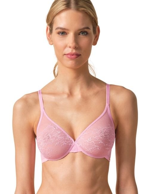 Gossard Glossies Lace Sheer Bra - Sweet Lilac