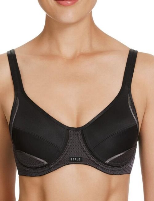 Berlei Electrify Mesh Underwired Sports Bra - Black
