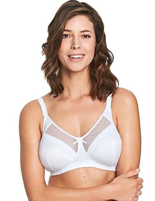 Royce Charlotte Non Wired Support Bra - White