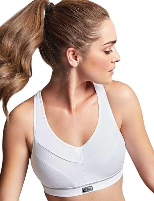 Royce Impact Free Sports Bra - White