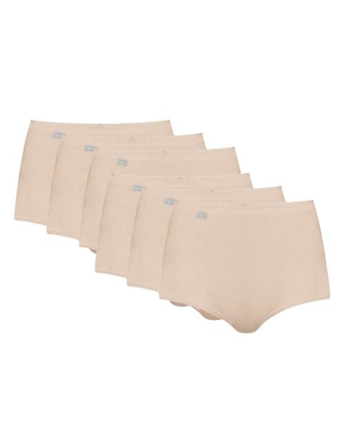 Playtex Pure Cotton Maxi Stretch Brief 6 Pack - Skin