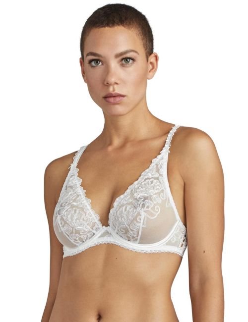 Aubade Pour Toujours Plunge Triangle Bra - Opale