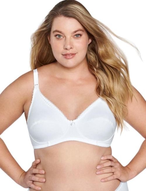 Naturana Solution Cotton Nursing Bra - White