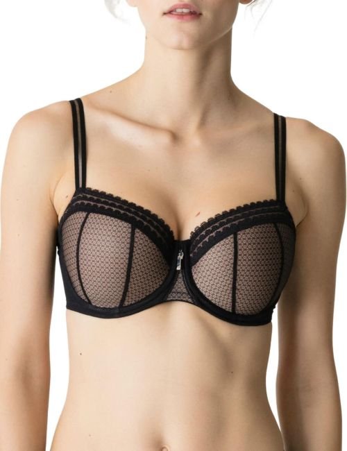 Prima Donna I Want You Padded Balcony Bra - Black